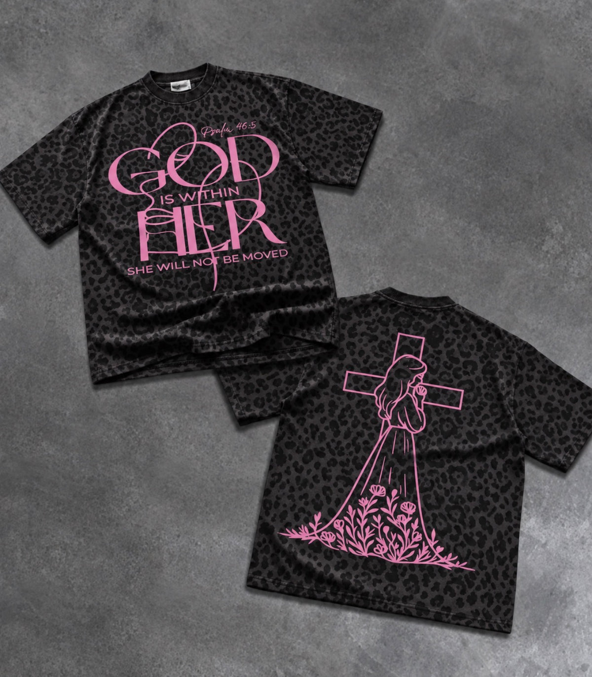 God is Within Her Oversized Boxy T-Shirt
