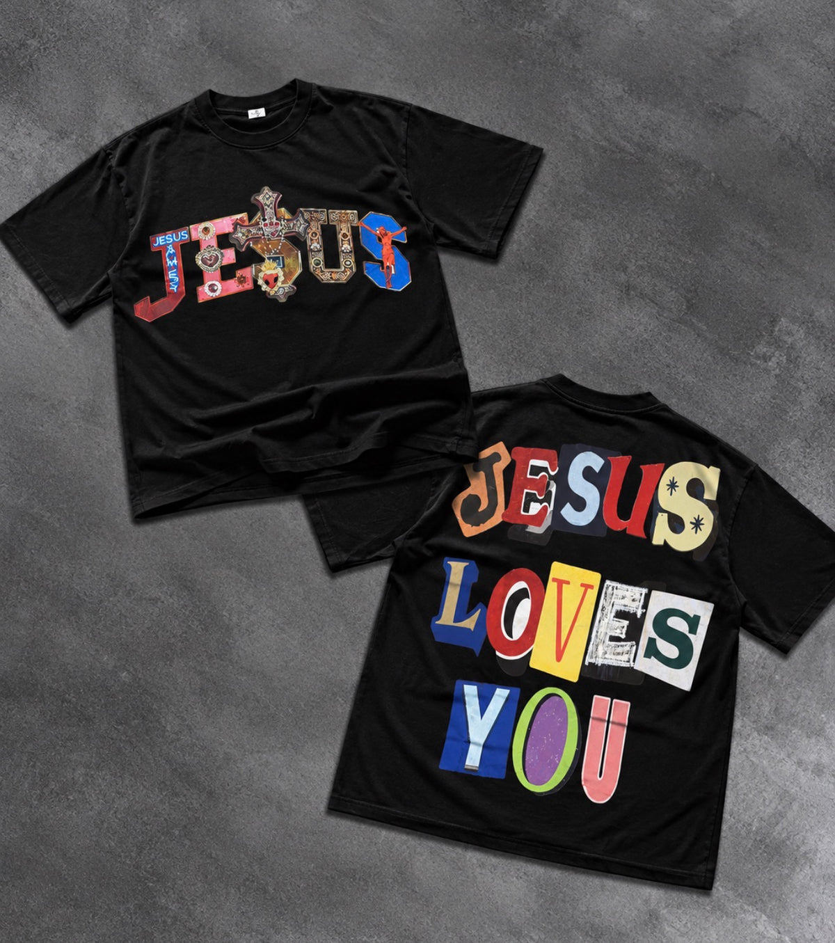 Jesus Loves You Oversized Boxy T-Shirt