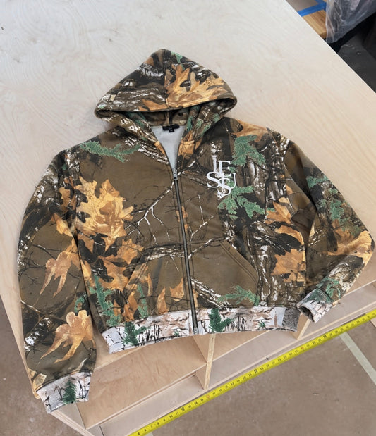 Camo Zip-Up Hoodie