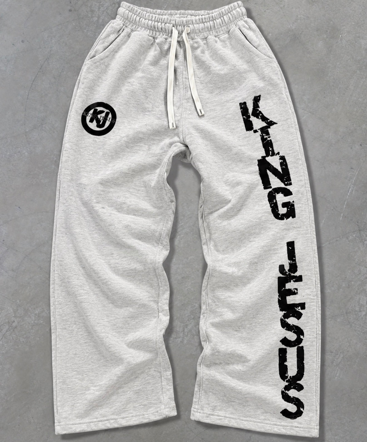 “King Jesus” Grey Sweatpants